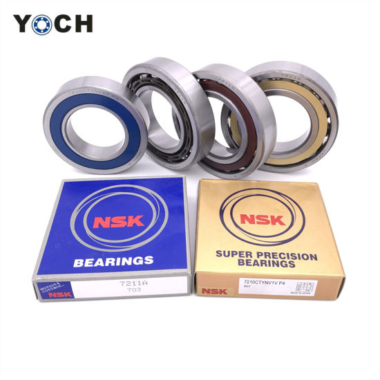 NSK זוויתית קשר כדור Bearing Rodamientos 7006 7010 7020 7038 שורה אחת מיסבים כדור