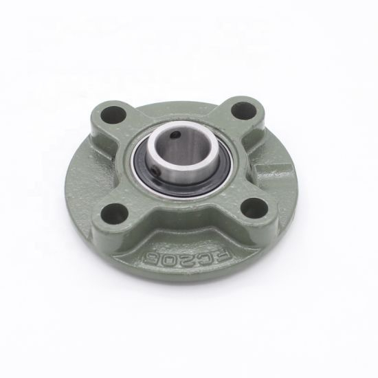 כרית בלוק Bearing UCFC205 UCFC205-14 UCFC205-15 UCFC205-16 עבור מכונות חקלאיות / מכונות טקסטיל